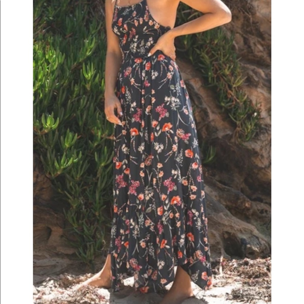 Poppy Print Maxi Dress